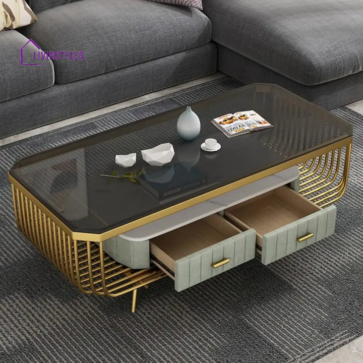 Meenakshi Rectangular Centre Table | Coffee Table|Teapoy For Living Room