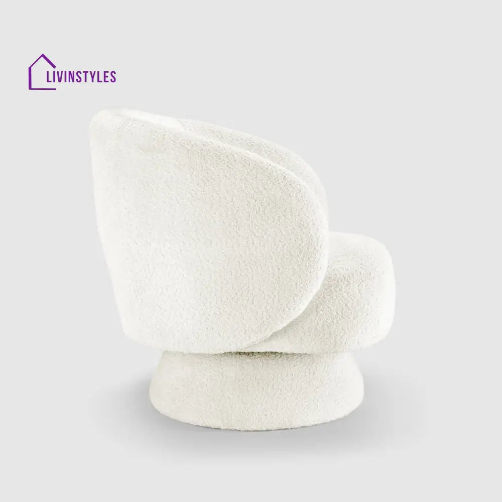Meenakshi Solid Wood and Fabric Arm Chair | Living Room Chair | Lounge Chair