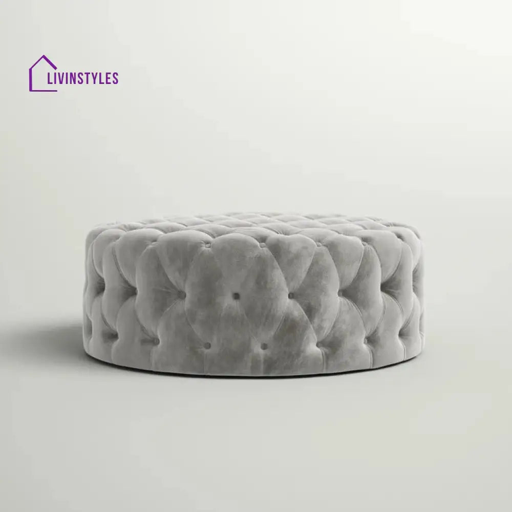 Meera Chesterfield Fabric Coffee Table For Living Room