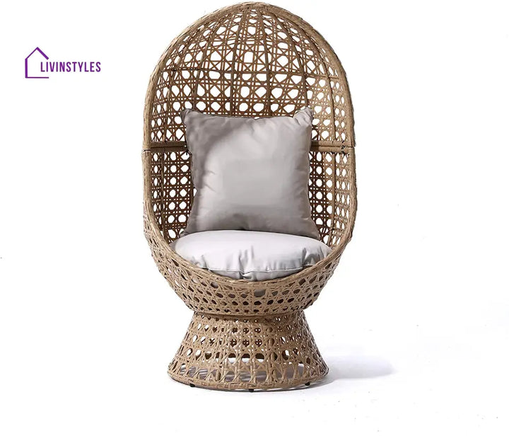 Nerida Rattan Cocoon Chair Garden Seating > Egg Chair