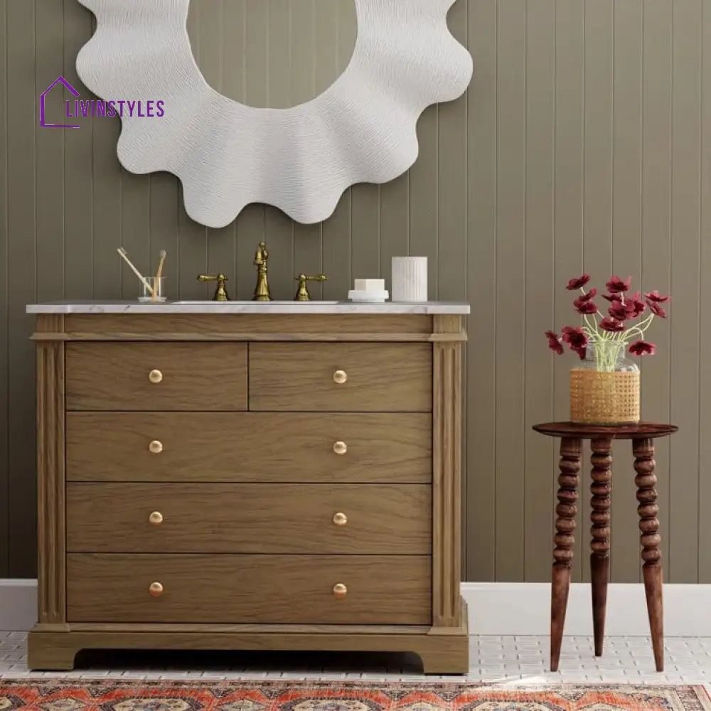 Meera Solid Wood Drink Table | Side Table | Laptop Table