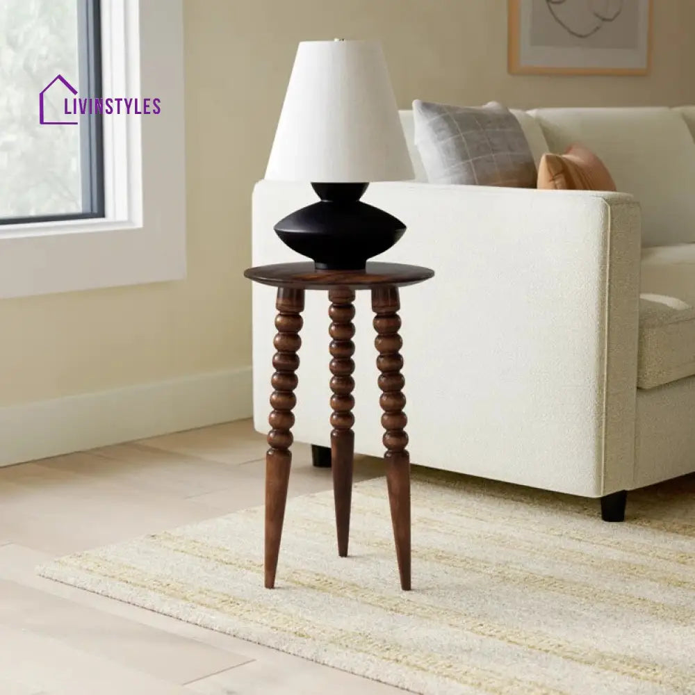 Meera Solid Wood Drink Table | Side Table | Laptop Table