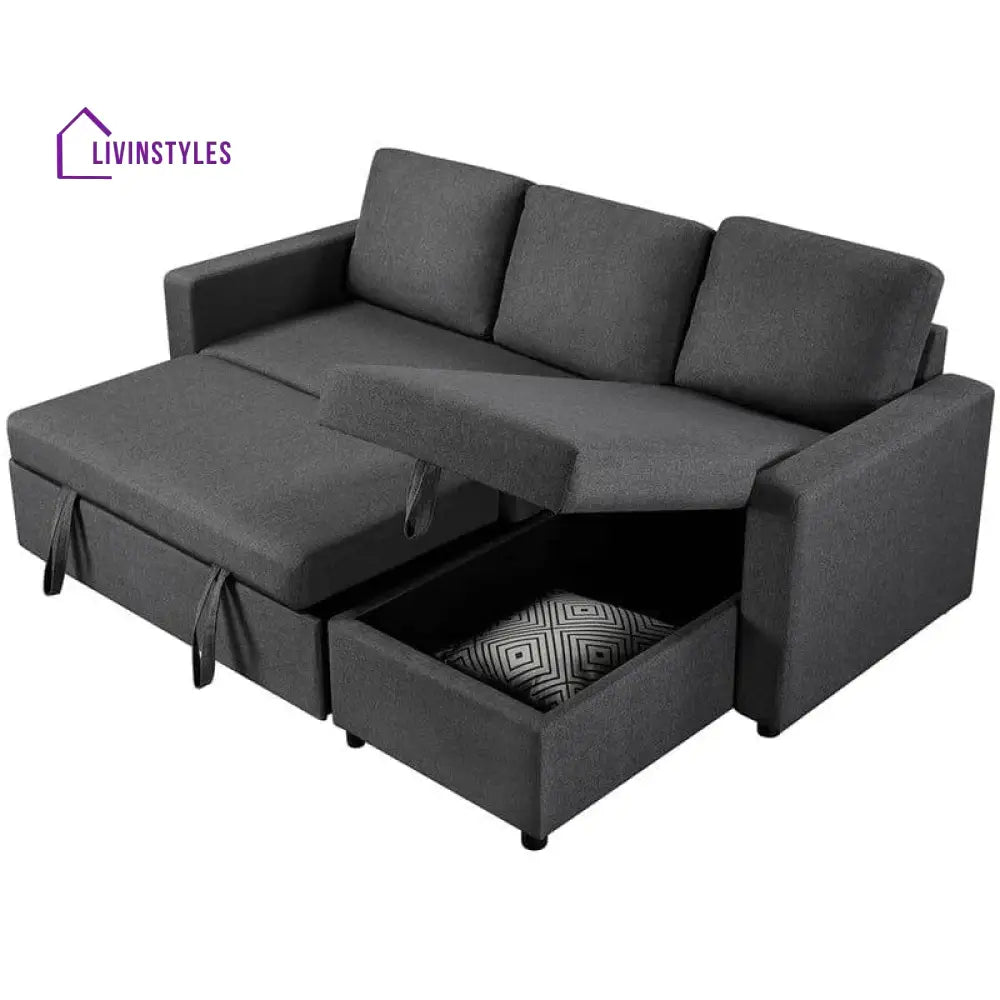 Daizha 2 - Piece Upholstered Corner Sofa Come Bed