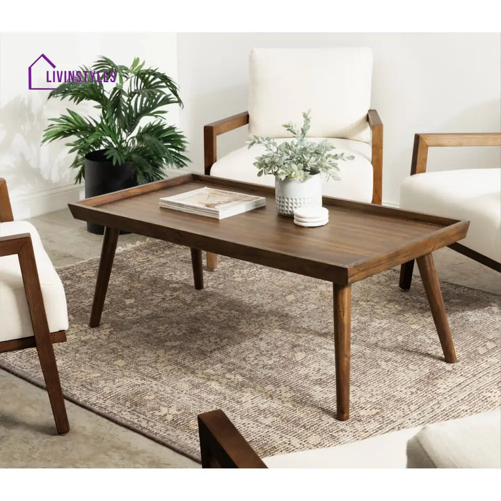 Mehak Solid Wood Coffee Table for Living Room