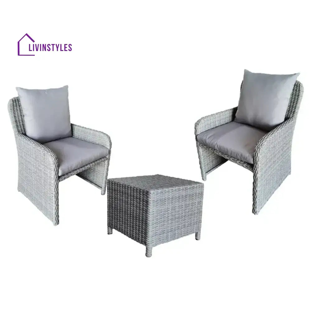 Meino Outdoor Patio Seating Set 2 Chairs and 1 Table Set - Coffee Table Sets