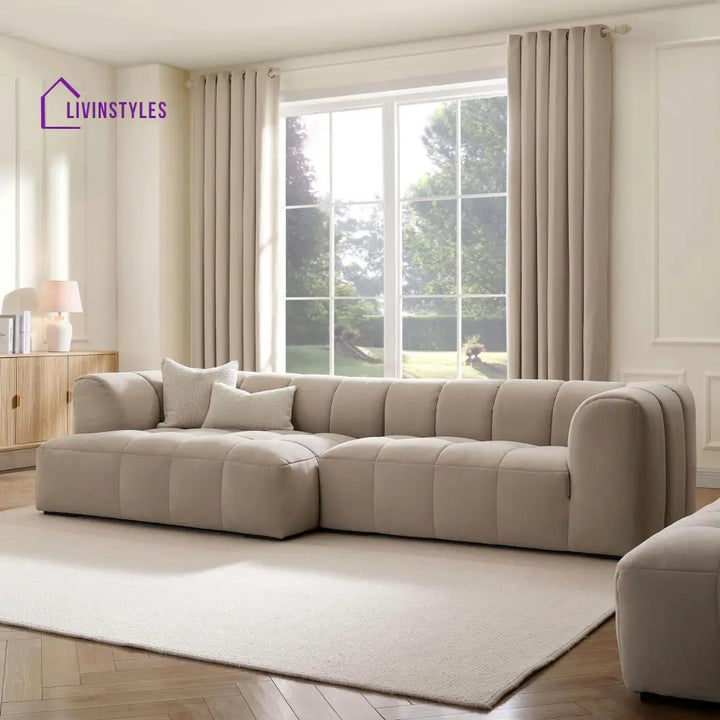 Melchor Left Hand Large Chaise Sofa Sofas
