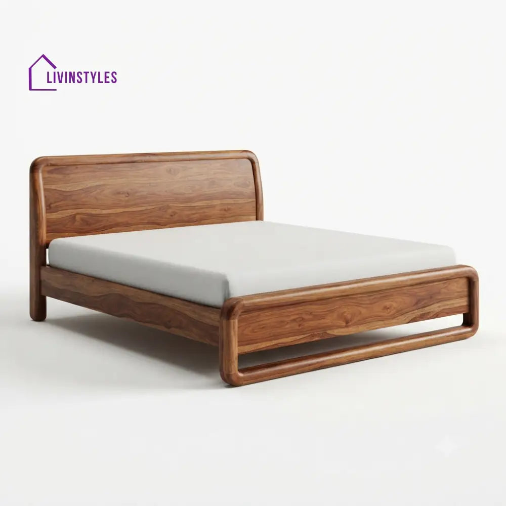 Melokuhle Wooden Double Bed | King Size Bed | Queen Size Bed - Bed Without Storage