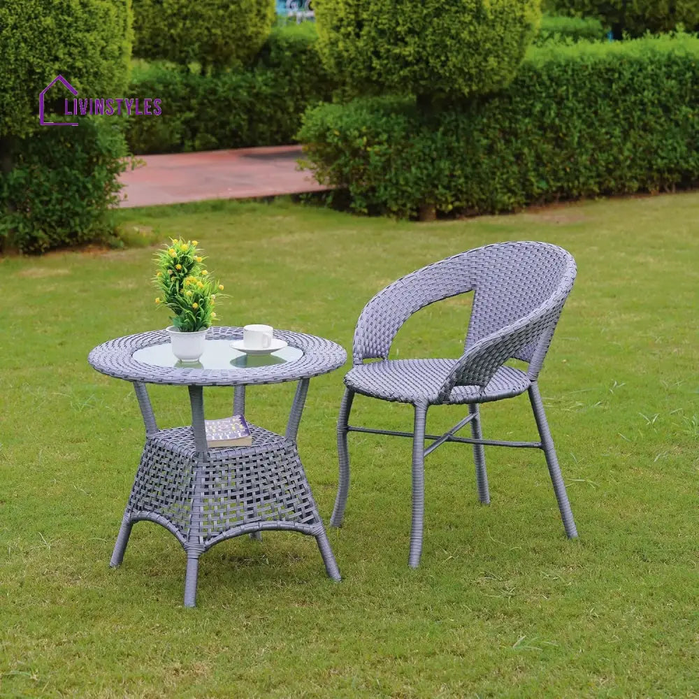 Mercedes 5-Piece Outdoor Rattan Wicker Patio Bistro Set Patio Set