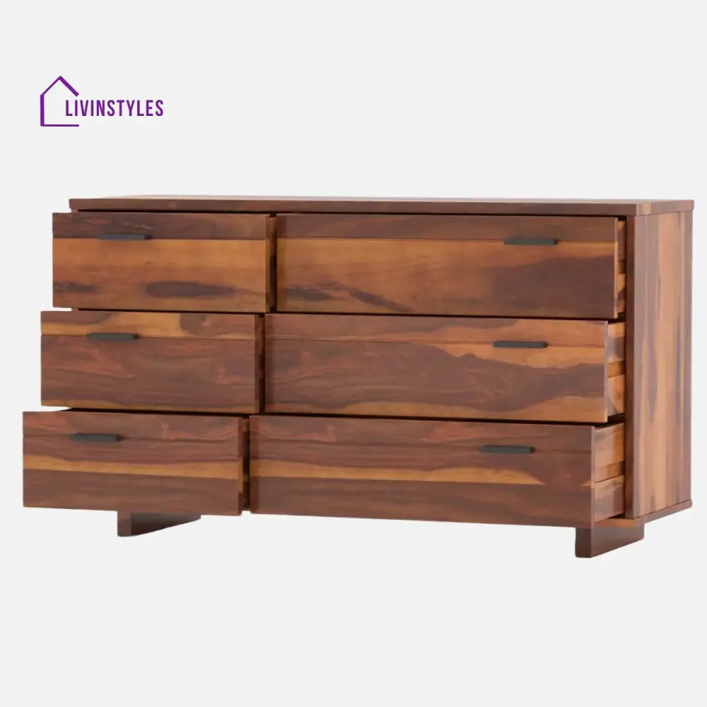 Mercedes sheesham wood chest of drawers