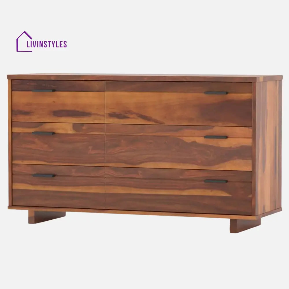 Mercedes sheesham wood chest of drawers