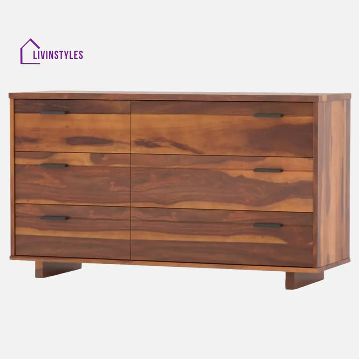 Mercedes sheesham wood chest of drawers