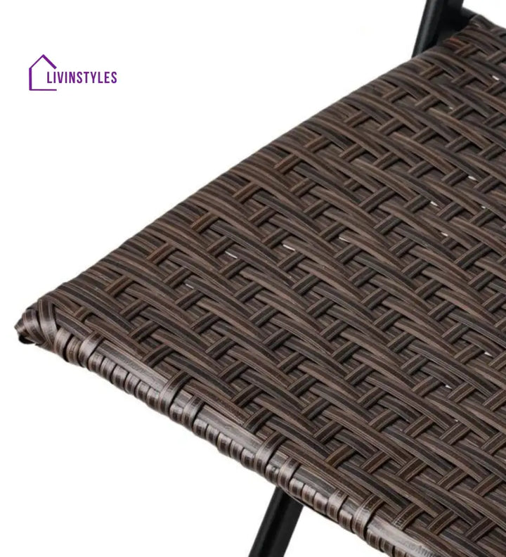Messer Outdoor Patio Seating Set 2 Chairs and 1 Table Set (Brown) - Coffee Table Sets