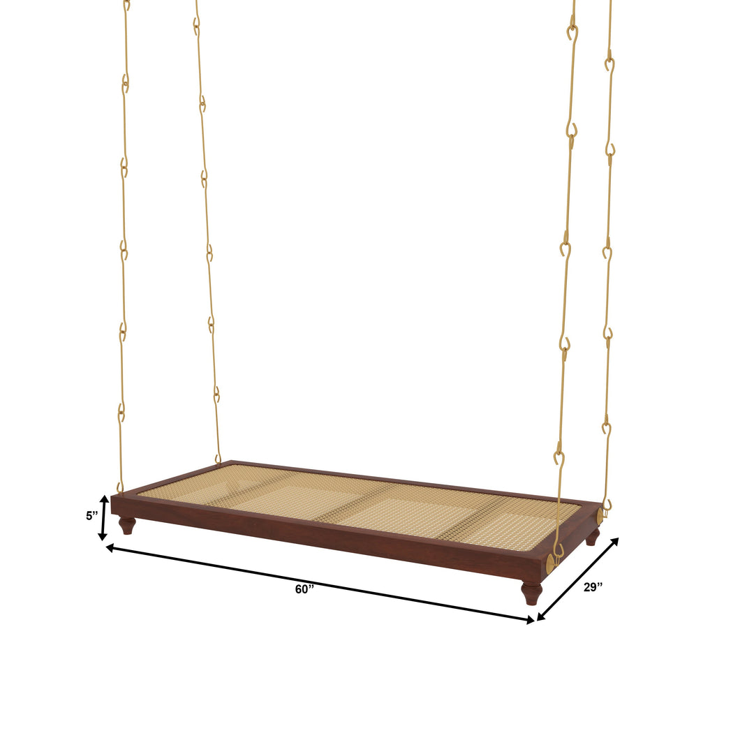 Keya Elegant Indoor Jhula Swing for Balcony Spaces