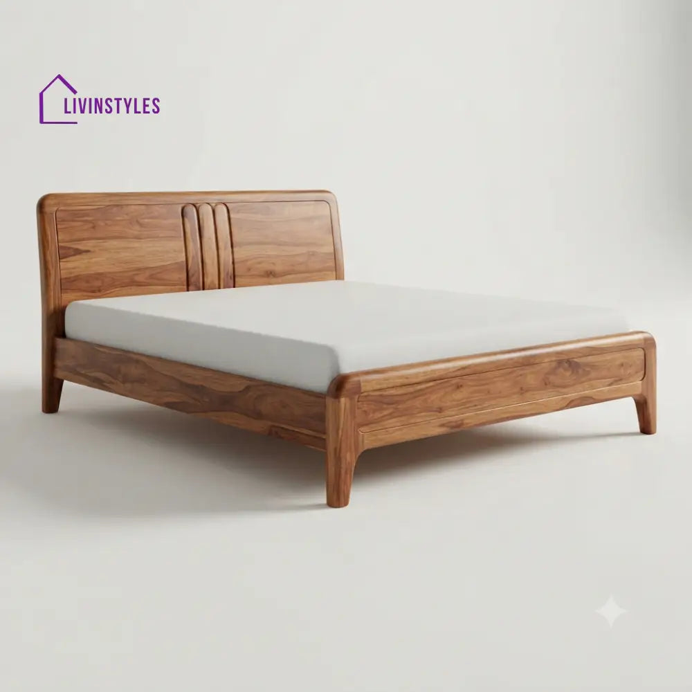 Mhlabeni Wooden Double Bed | King Size Bed | Queen Size Bed - Bed Without Storage