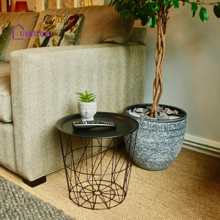 Mia Metal Laundry Basket