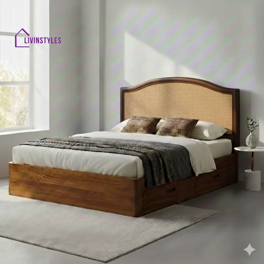 Michael Premium Sheesham Wood Bed