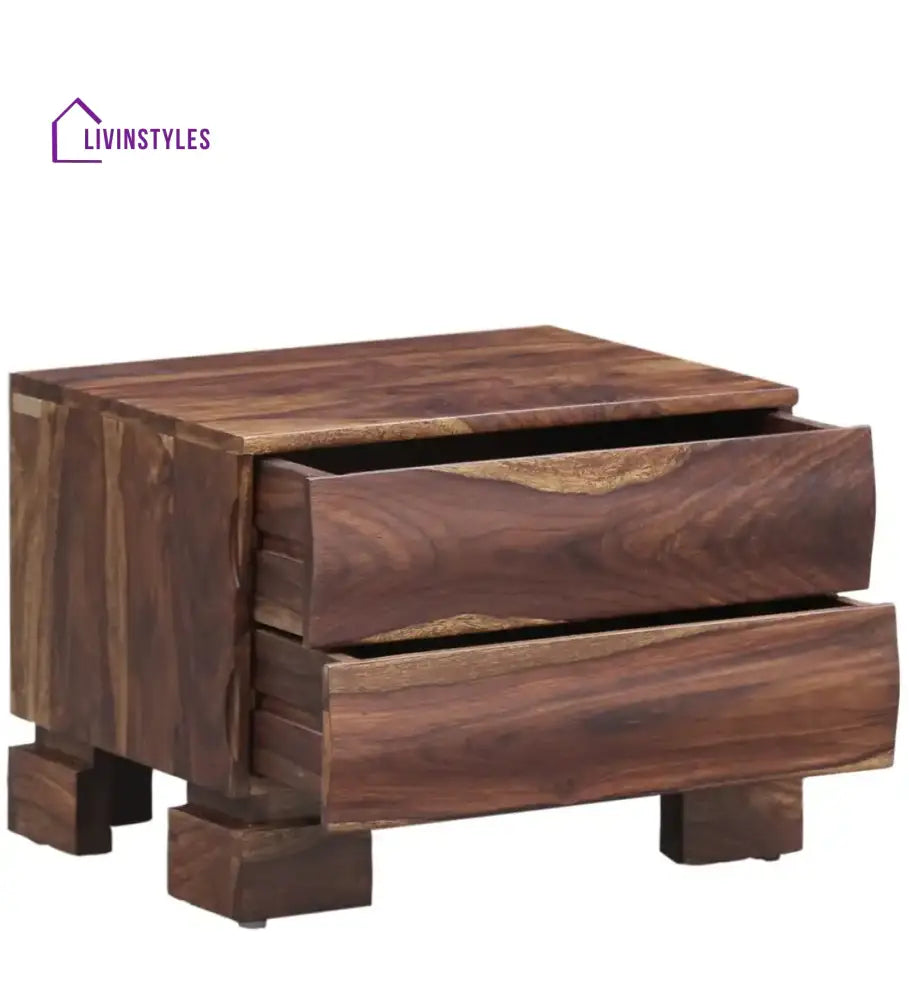 Tulsi Sheesham Wood Bedside Table Bedroom Furniture Sets