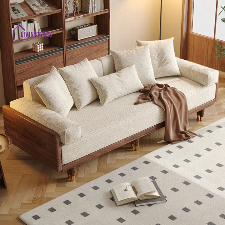 Mihika Solid Wood Sofa Come Bed | Easy Folding Sofa Come Bed