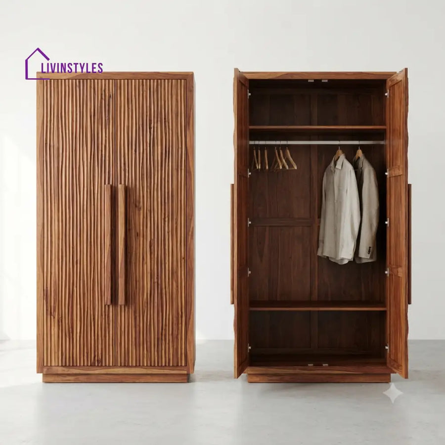 Mihika Wooden Wardrobe for Clothes | Cupboard for Clothes