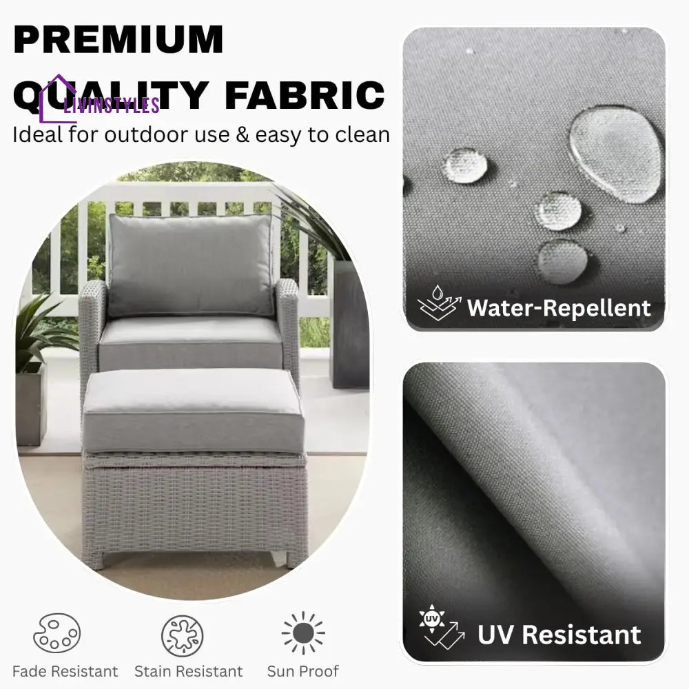 Miki 5 Pieces Patio Furniture Set - Patio Sofa Set