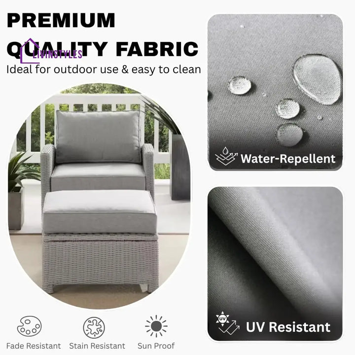 Miki 5 Pieces Patio Furniture Set - Patio Sofa Set
