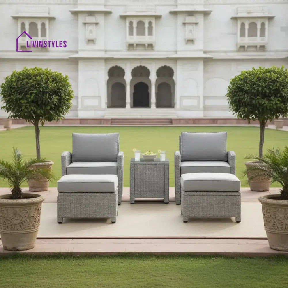 Miki 5 Pieces Patio Furniture Set - Patio Sofa Set