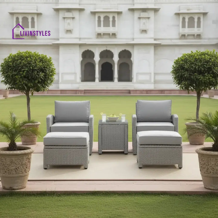 Miki 5 Pieces Patio Furniture Set - Patio Sofa Set