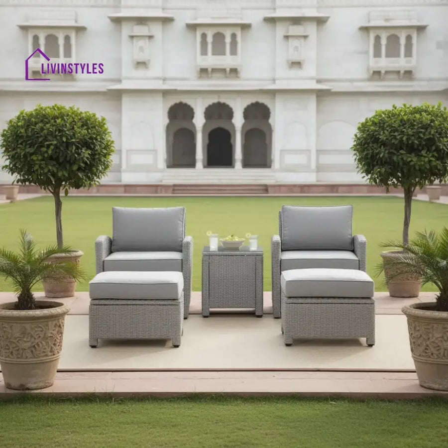 Miki 5 Pieces Patio Furniture Set - Patio Sofa Set
