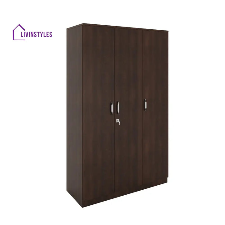 Sergey 3 Door Wardrobe without Mirror (New Wenge) Home Furniture