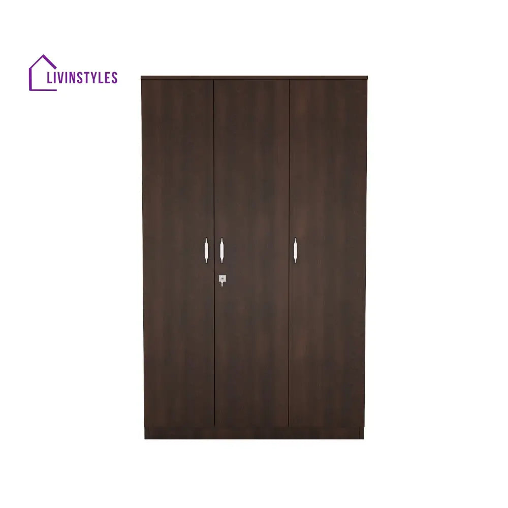 Sergey 3 Door Wardrobe without Mirror (New Wenge) Home Furniture