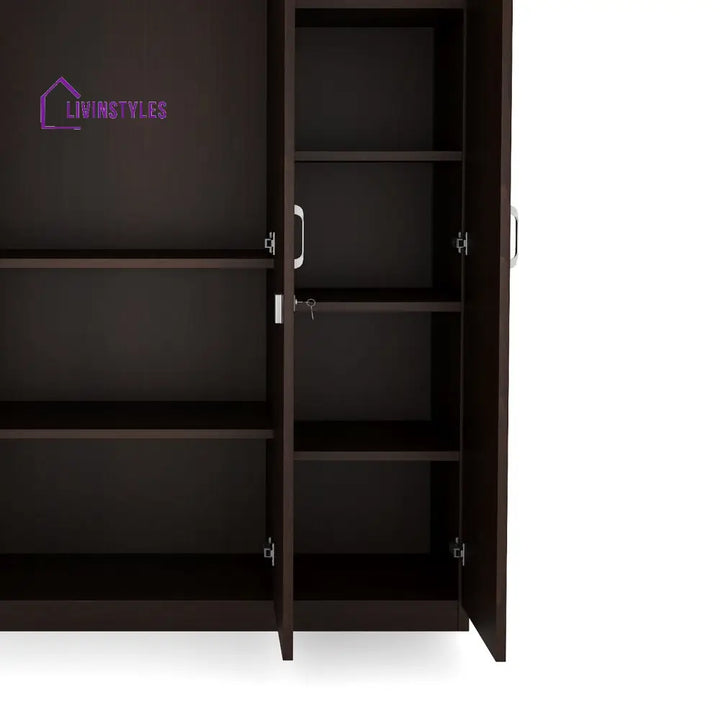 Sergey 3 Door Wardrobe without Mirror (New Wenge) Home Furniture