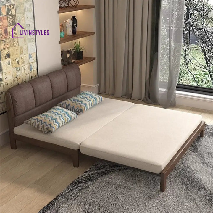 Solid Wood Pull Out Sofa Bed SOFA BED