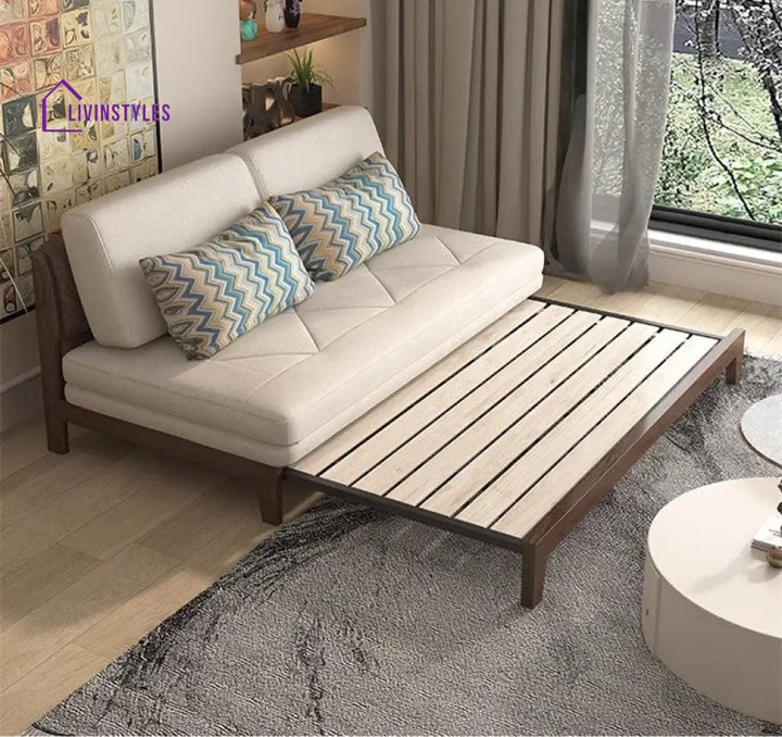 Solid Wood Pull Out Sofa Bed SOFA BED