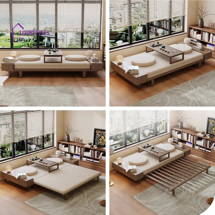 Zen Transform Sofa Bed with Chabudai Table FURNITURE
