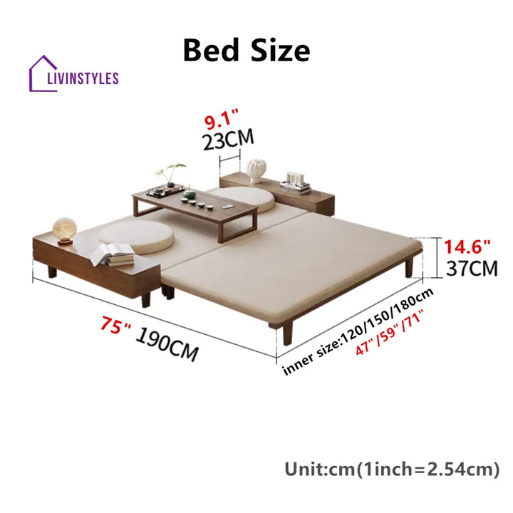 Zen Transform Sofa Bed with Chabudai Table FURNITURE
