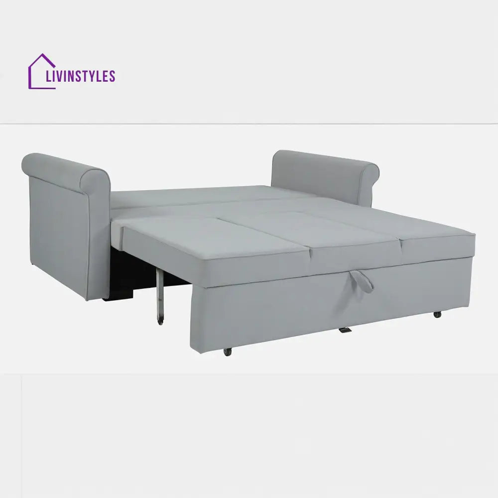 Symphony Sofa Cum Bed in Ash Grey Colour