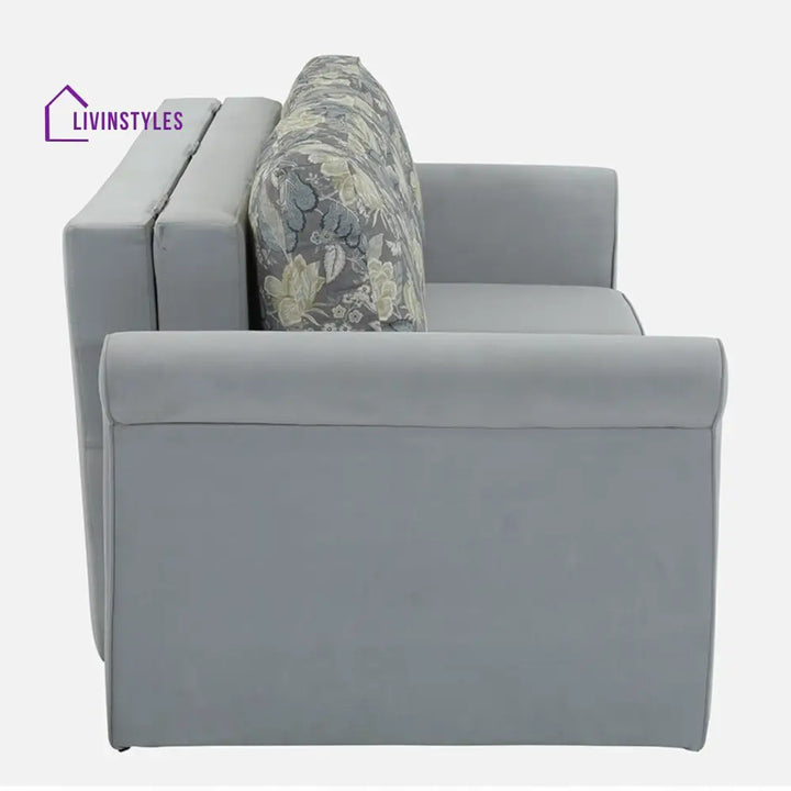 Symphony Sofa Cum Bed in Ash Grey Colour