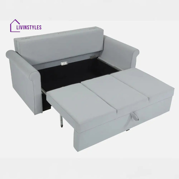 Symphony Sofa Cum Bed in Ash Grey Colour