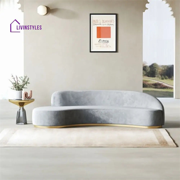 Milana 3 Seater Sofa in Grey colour
