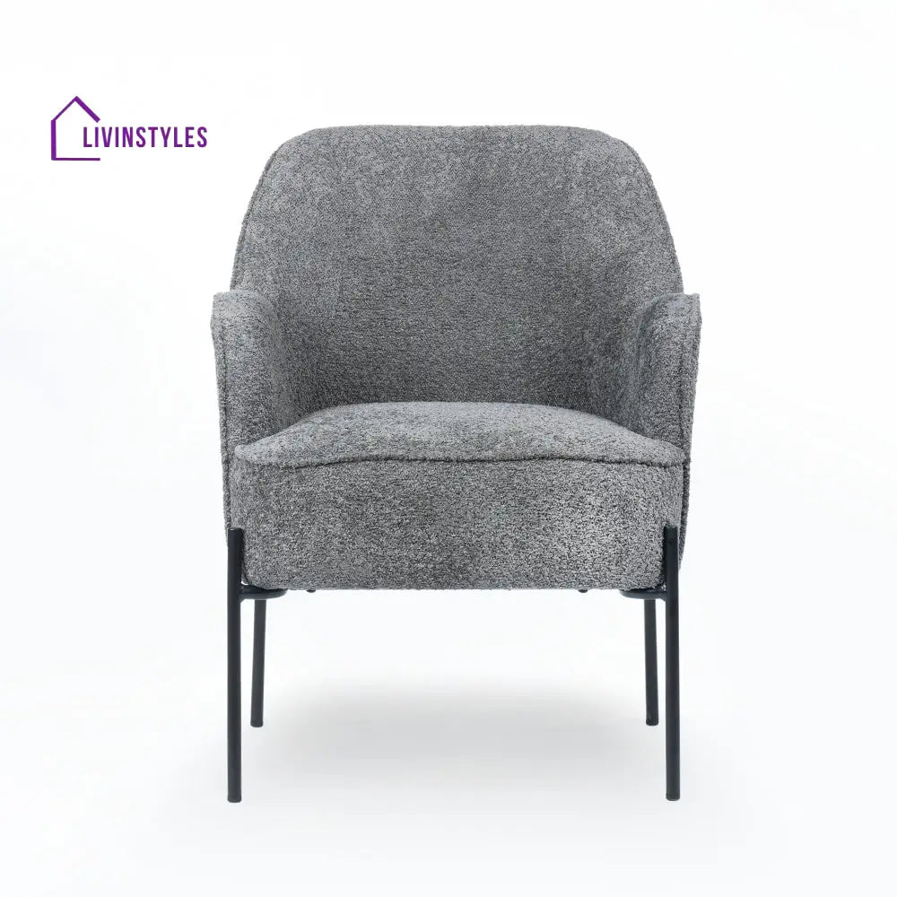 Milana Boucle Fabric Arm chair Chair