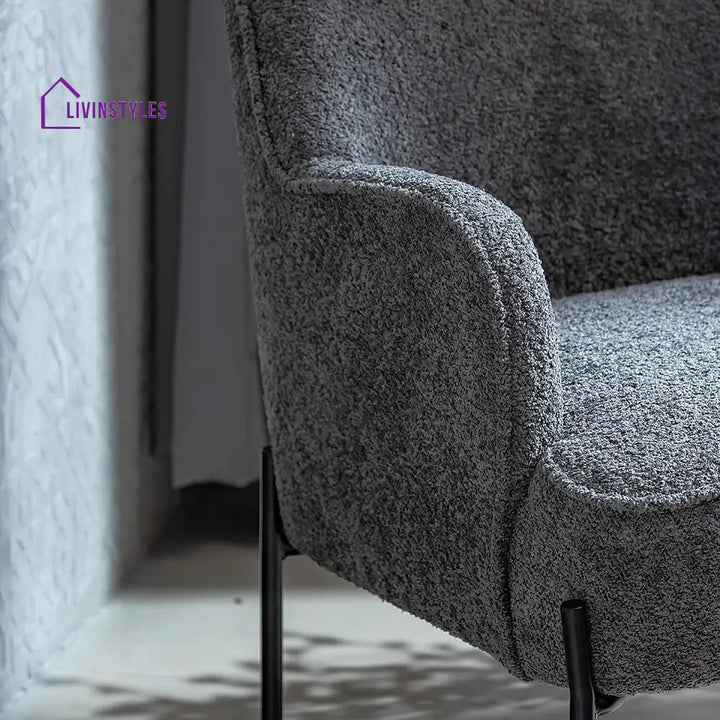 Milana Boucle Fabric Arm chair Chair
