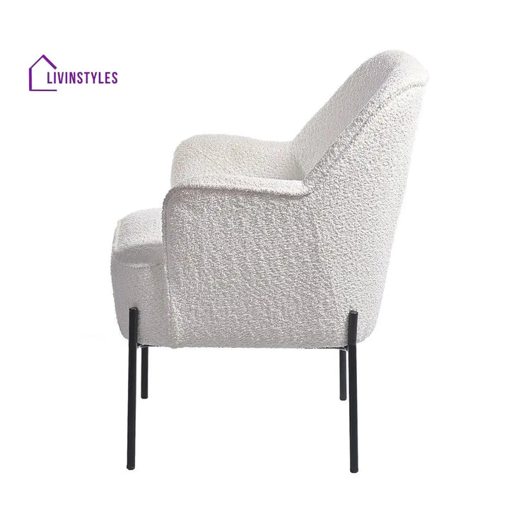 Milana Boucle Fabric Arm chair Chair