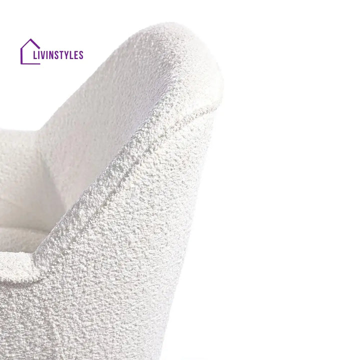 Milana Boucle Fabric Arm chair Chair