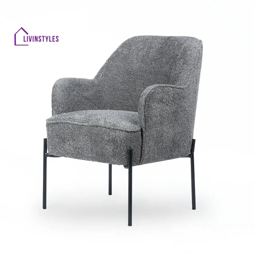 Milana Boucle Fabric Arm chair Chair