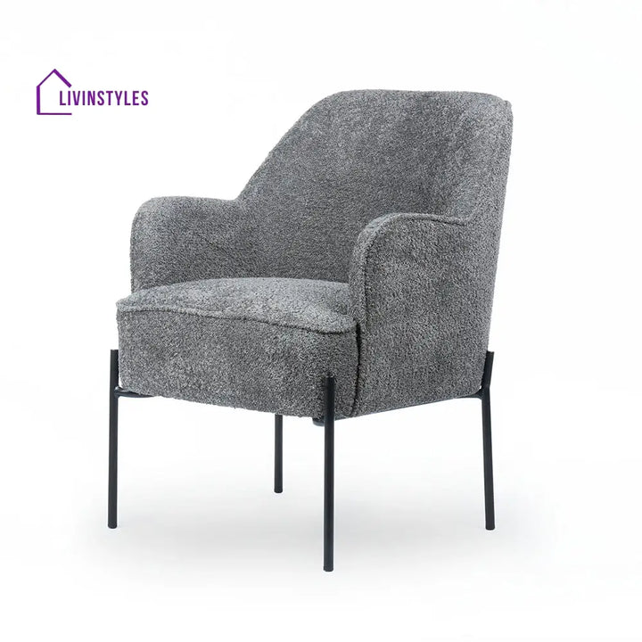Milana Boucle Fabric Arm chair Chair
