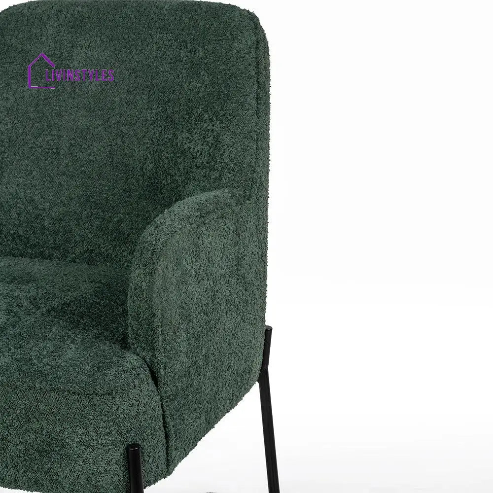 Milana Boucle Fabric Arm chair Chair