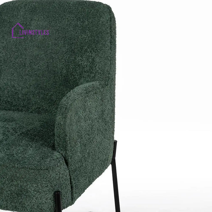 Milana Boucle Fabric Arm chair Chair
