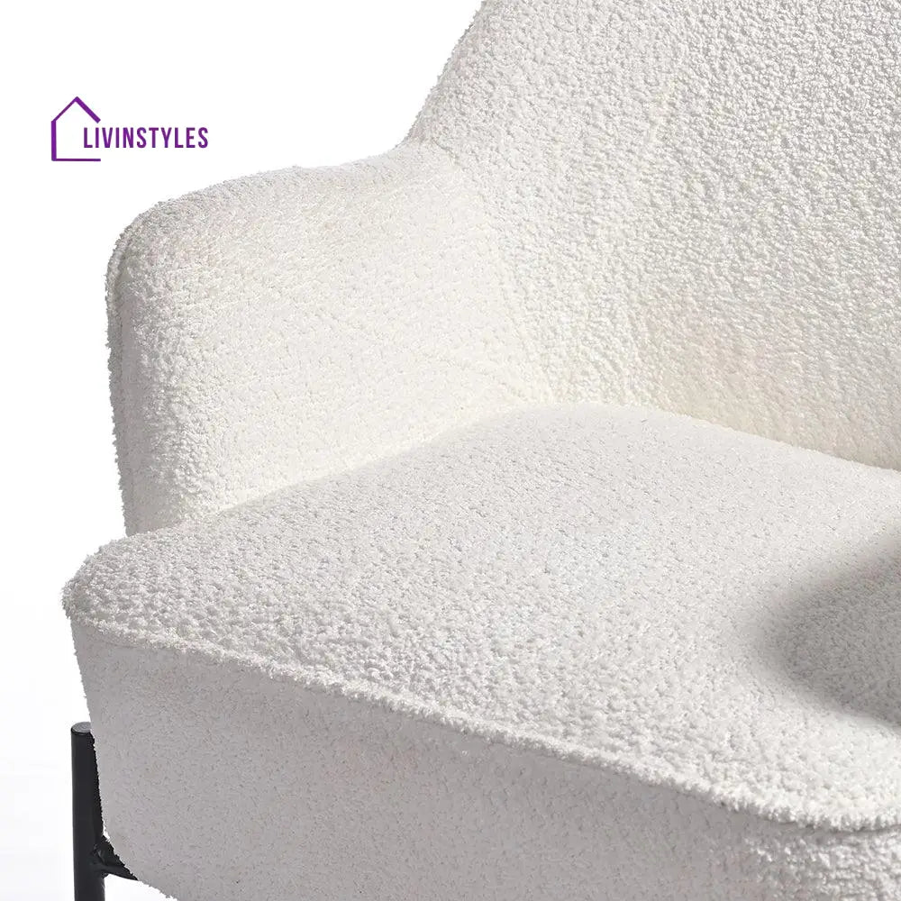 Milana Boucle Fabric Arm chair Chair