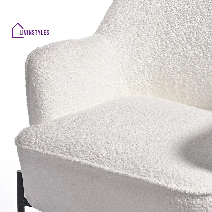 Milana Boucle Fabric Arm chair Chair