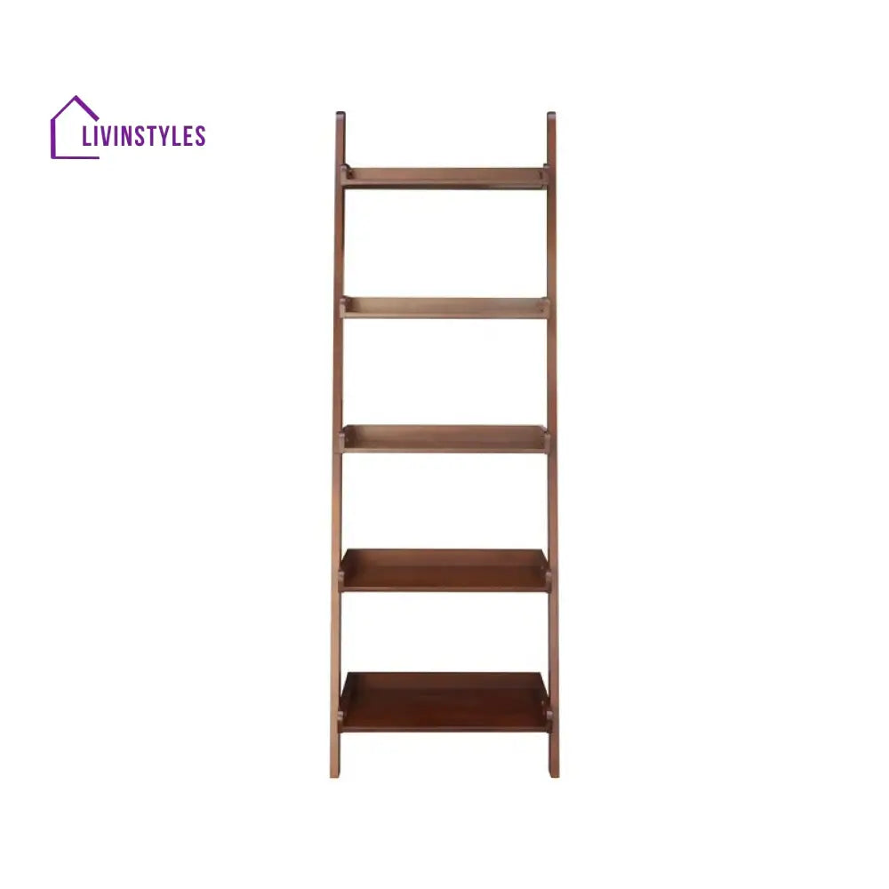 Milana Solid Wood Bookshelves | Bookshelf for Living Room | Bedroom | Drawing Room | Study Room